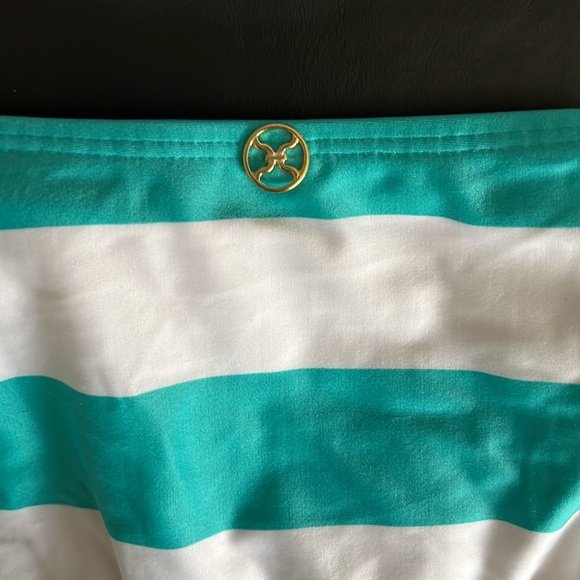 ViX by Paula Hermanny Cosmo Ring Full Turquoise Bikini Bottoms Sz S - NWT! - Picture 7 of 12